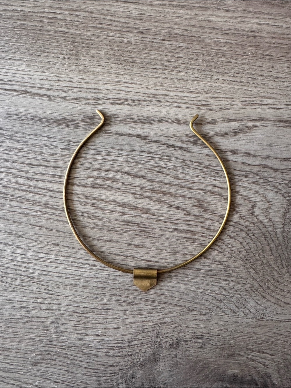 HARP Designs Handmade Metal Open Collar Necklace